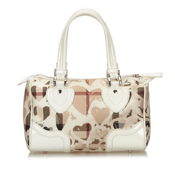Burberry Heart Print Handbag - Picture 3 of 5
